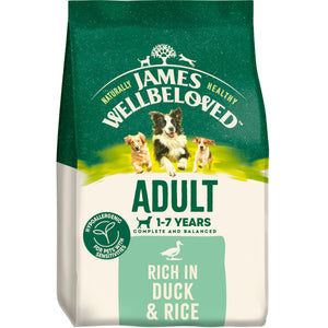 James Wellbeloved Adult Dog Dry Food Duck and Rice