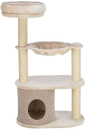 Trixie Alessia Scratching Tree for Cats 114cm Grey/Sand