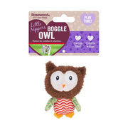 Rosewood Little Nippers Boggle Owl Kitten Toy