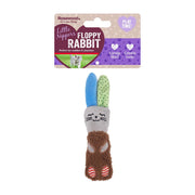 Rosewood Little Nippers Floppy Rabbit Kitten Toy