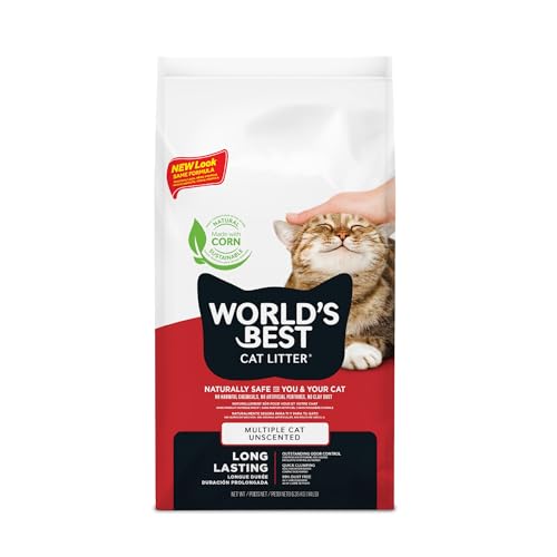 Worlds Best Cat Litter Multiple Cat Unscented 6.3kg (14lb)