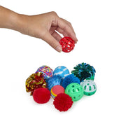Petface Catkins Cat Play Asst Ball Toys 12 Pack