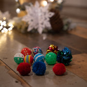 Petface Catkins Cat Play Asst Ball Toys 12 Pack