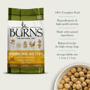 Burns Canine Active Chicken & Rice Dry Dog Food