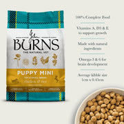Burns Puppy Mini Chicken Dry Dog Food