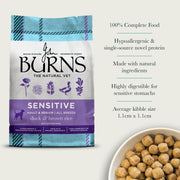 Burns Sensitive Duck & Brown Rice Dry Dog Food