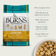Burns Senior+ Chicken & Brown Rice Dry Dog Food