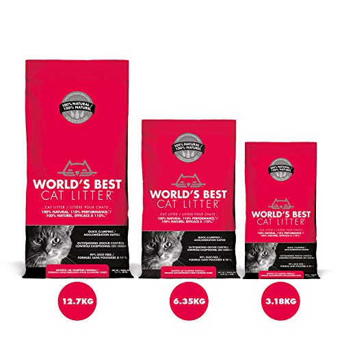 Worlds Best Cat Litter Multiple Cat Unscented 6.3kg (14lb)