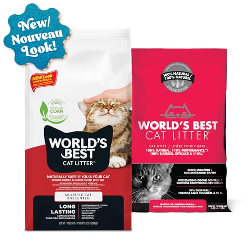 Worlds Best Cat Litter Multiple Cat Unscented 6.3kg (14lb)