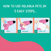 Nilaqua The Poop Towel-Off Dog Shampoo