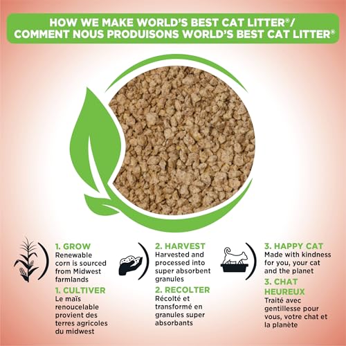 Worlds Best Cat Litter Multiple Cat Unscented 6.3kg (14lb)