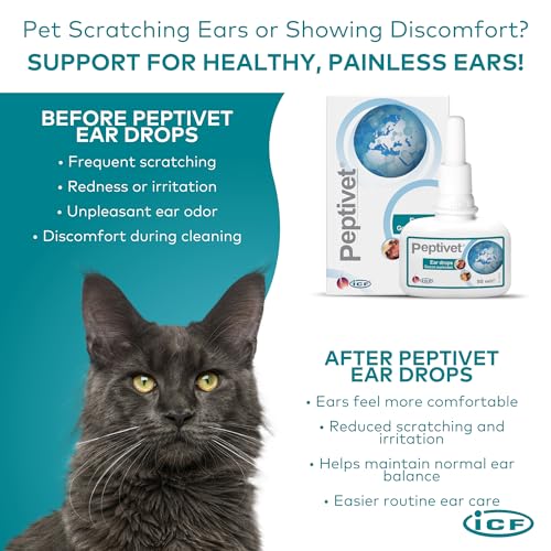 Nextmune Peptivet Ear Drops 50ml