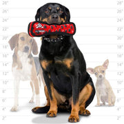 Tuffy Ultimate Bone Red Paw Dog Toy