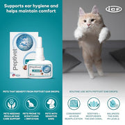 Nextmune Peptivet Ear Drops 50ml