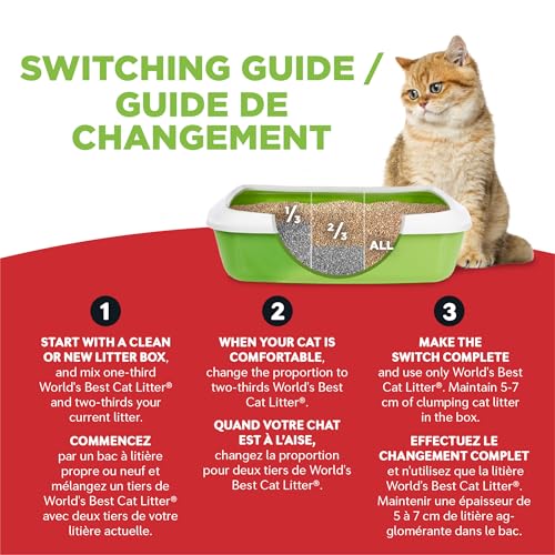 Worlds Best Cat Litter Multiple Cat Unscented 6.3kg (14lb)