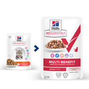 Hill's Vet Essentials Multi-Benefit Adult Cat Salmon & Chicken Wet Food