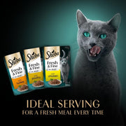Sheba Fresh & Fine Turkey, Chicken & Poultry Selection in Jelly