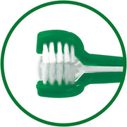 Vet's Best Triple Headed Toothbrush | 360° All-Angle Dental Cleaner for Dogs