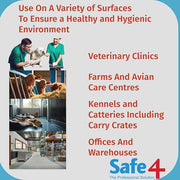Safe4 Ready-To-Use Disinfectant Spray Green Apple