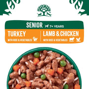 James Wellbeloved Senior Turkey, Lamb and Chicken in Gravy Pouches