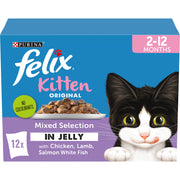 Felix Original Kitten Mixed Selection in Jelly Wet Cat Food