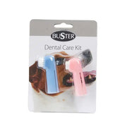 Buster Dental Care Kit | Twin Pack Toothbrush & Gum Massager