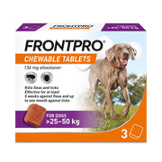 FRONTPRO® Chewable Tablets Flea & Tick Treatment for Dogs (3 Months Protection)