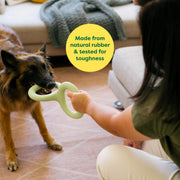 Earth Rated Rubber Tug Dog Toy