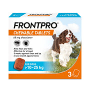 FRONTPRO® Chewable Tablets Flea & Tick Treatment for Dogs (3 Months Protection)