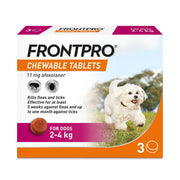 FRONTPRO® Chewable Tablets Flea & Tick Treatment for Dogs (3 Months Protection)