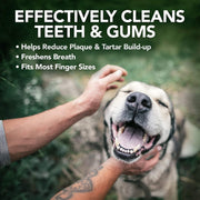 Vet's Best Clean Teeth Finger Pads | 50 Pack