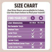 Rosewood 20 Litter Tray Liners