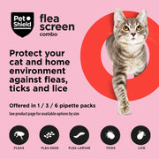 PetShield Fleascreen Combo for Cats