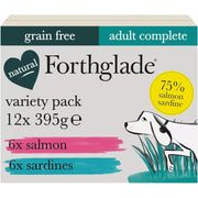 Forthglade Complete Grain Free Adult Salmon & Sardines Variety Pack Wet Dog Food