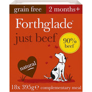 Forthglade Just Beef Grain Free Complementary Wet Dog Food