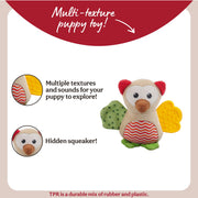 Rosewood Little Nippers Wise Owl Puppy Toy