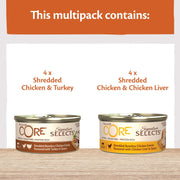 Wellness Core Signature Selects Shredded Selection Wet Cat Food