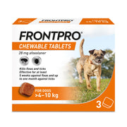 FRONTPRO® Chewable Tablets Flea & Tick Treatment for Dogs (3 Months Protection)