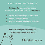 Charlie The Vet Antiseptic Wound & Skin Care Spray 100ml