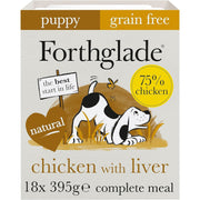 Forthglade Complete Grain Free Puppy Chicken & Liver Wet Dog Food