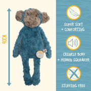 Rosewood My Dog Monkey Plush Dog Toy