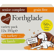 Forthglade Complete Grain Free Senior Turkey & Lamb Variety Pack Wet Dog Food