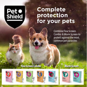 PetShield Wormscreen Wormer Tablets for Cats - 2 Tablets