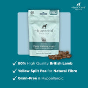 The Innocent Hound Puppy Training Treats Lamb with Yellow Split Pea Dog Treats