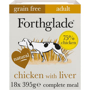 Forthglade Complete Grain Free Adult Chicken & Liver Wet Dog Food
