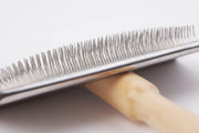 Ancol Heritage Wooden Handle Soft Slicker Brush