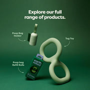 Earth Rated Rubber Tug Dog Toy