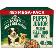 James Wellbeloved Puppy Turkey, Lamb and Chicken in Gravy Pouches