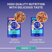 PURINA® ONE Senior 7+ Mini Fillets Salmon and Ocean Fish Wet Cat Food