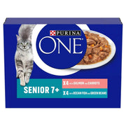 PURINA® ONE Senior 7+ Mini Fillets Salmon and Ocean Fish Wet Cat Food